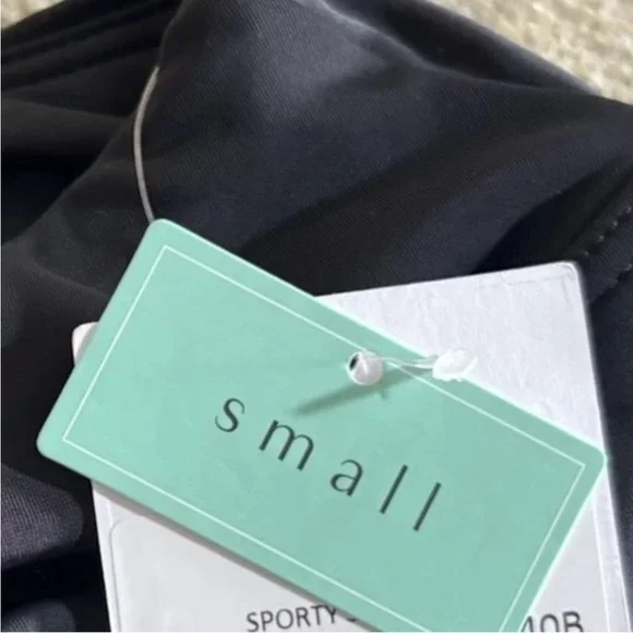 NWT Black Sunsets Sporty Swim Skirt Size Small - Picture 6 of 12